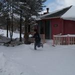 This Chalet Is Located Right On The Slope At Ski Beech, You Can See It Behind The Trees.