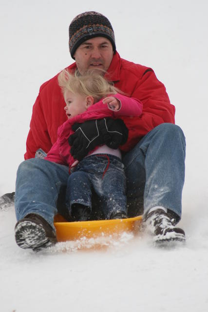 Maggie Louise's And Dad's First Run...She Loved It!