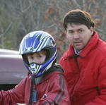 Guess Who's About To Drive A Four-Wheeler For Their First Time...Thats Right, Caleb.