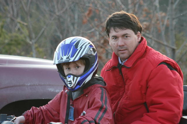 Guess Who's About To Drive A Four-Wheeler For Their First Time...Thats Right, Caleb.