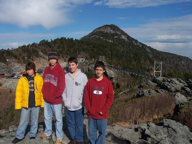 Check Out The Mountain Behind The Guys...Yep The One We're About To Climb!