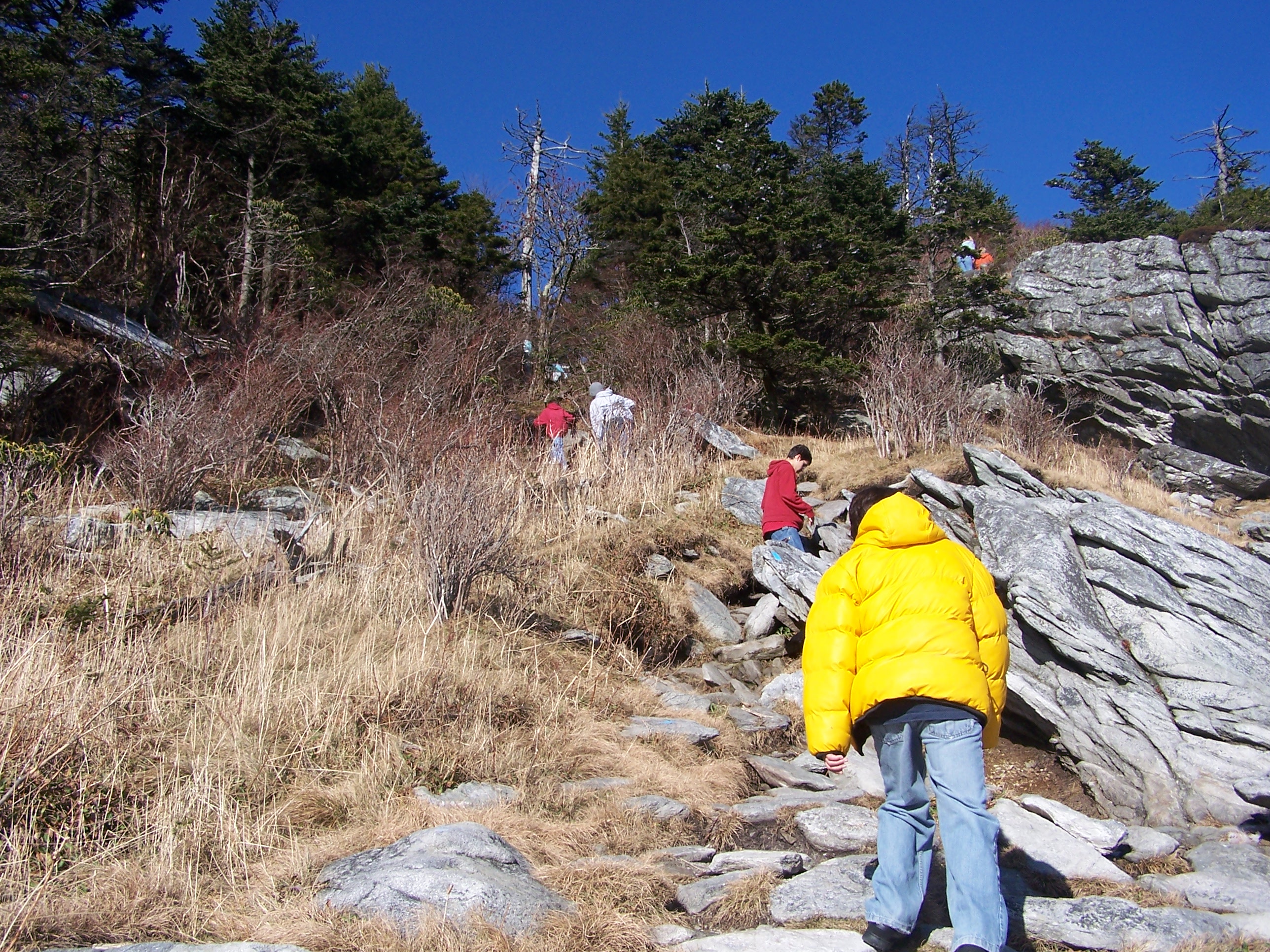 The Beginning Of Our Great Climb To The Top, This Is Just The Beginning, Across The Parking Lot.