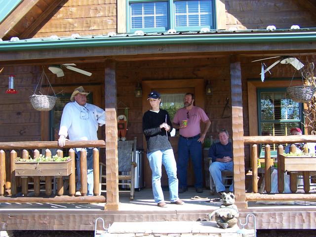 Some Of Our Property Owers Relaxing On The Front Porch.