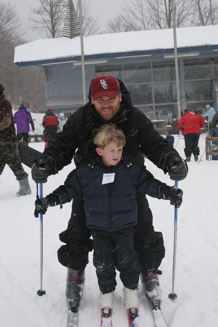 Dad and Blake At The J-Bar!