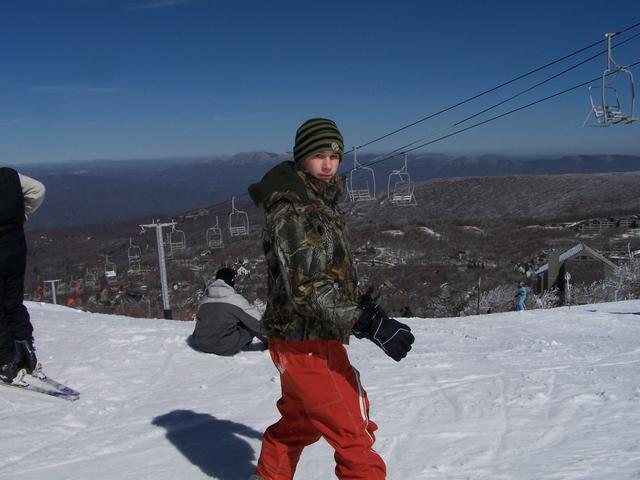 Ian At The Top Of Ski Beech!