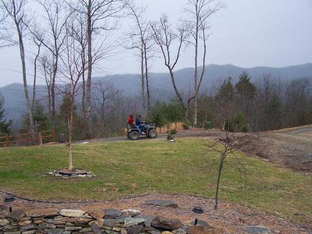 Michael & Austin Leaving On Four-Wheeler.