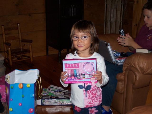 Zoee With Her Makeup Kit.