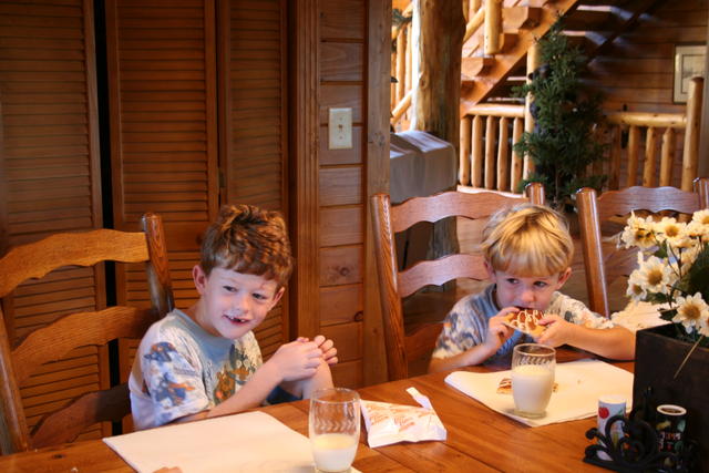 Breakfast Time, Hey Grayson What Happened To Ya Teeth?