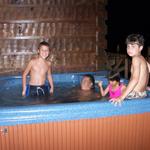 Dustin, Rick, Zoee' & Josh In The Hot Tub!