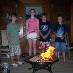 Josh, Kristen, Devin And Dustin. Hey Josh, I Think You Burn't That One!