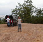 Austin, Brandan, Dustin, Ian and Josh On Camping Trip Before Cabin Was Built