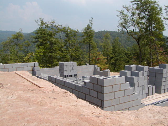 Master Bedroom Side of Foundation