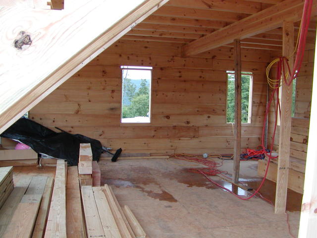 Looking Into Master Bedroom After First Floor Put On