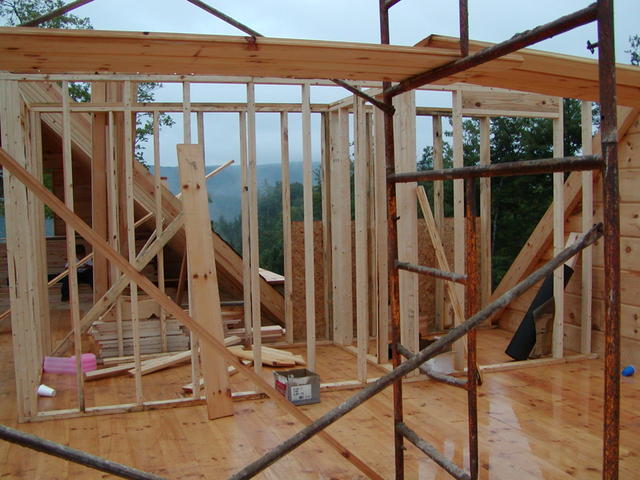 Second Floor Walls Going Up