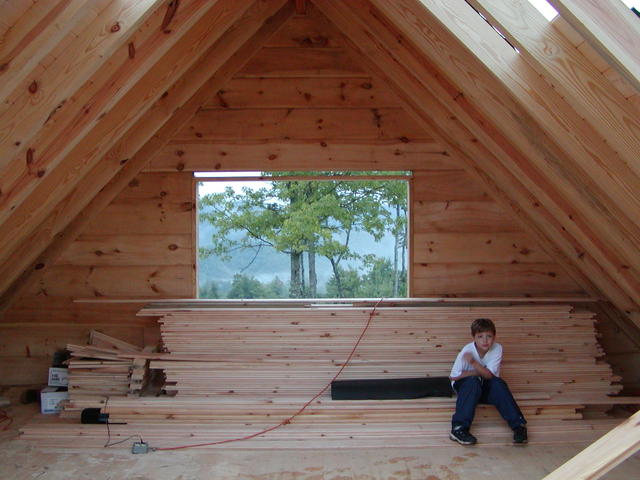 Austin Sitting In Little Girls Room