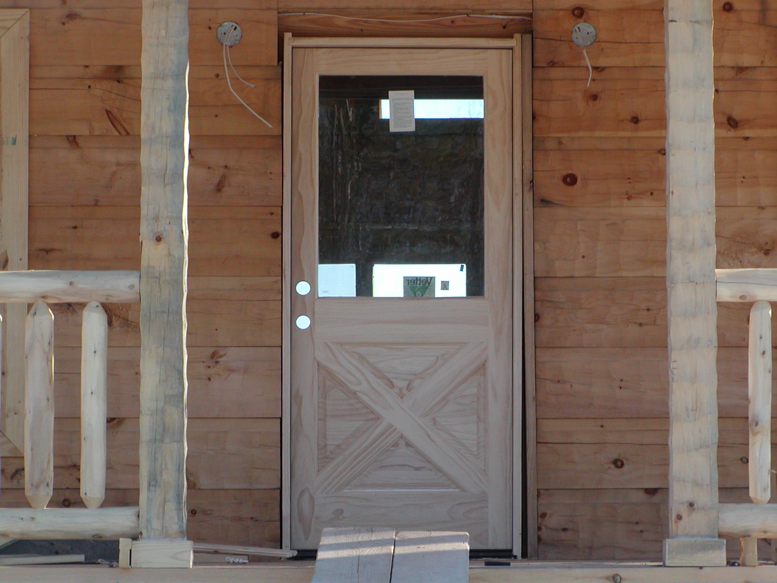 Finally Go Our Front Door. Forgot All About It Until The Builder Asked. Had To Get It In Boone.