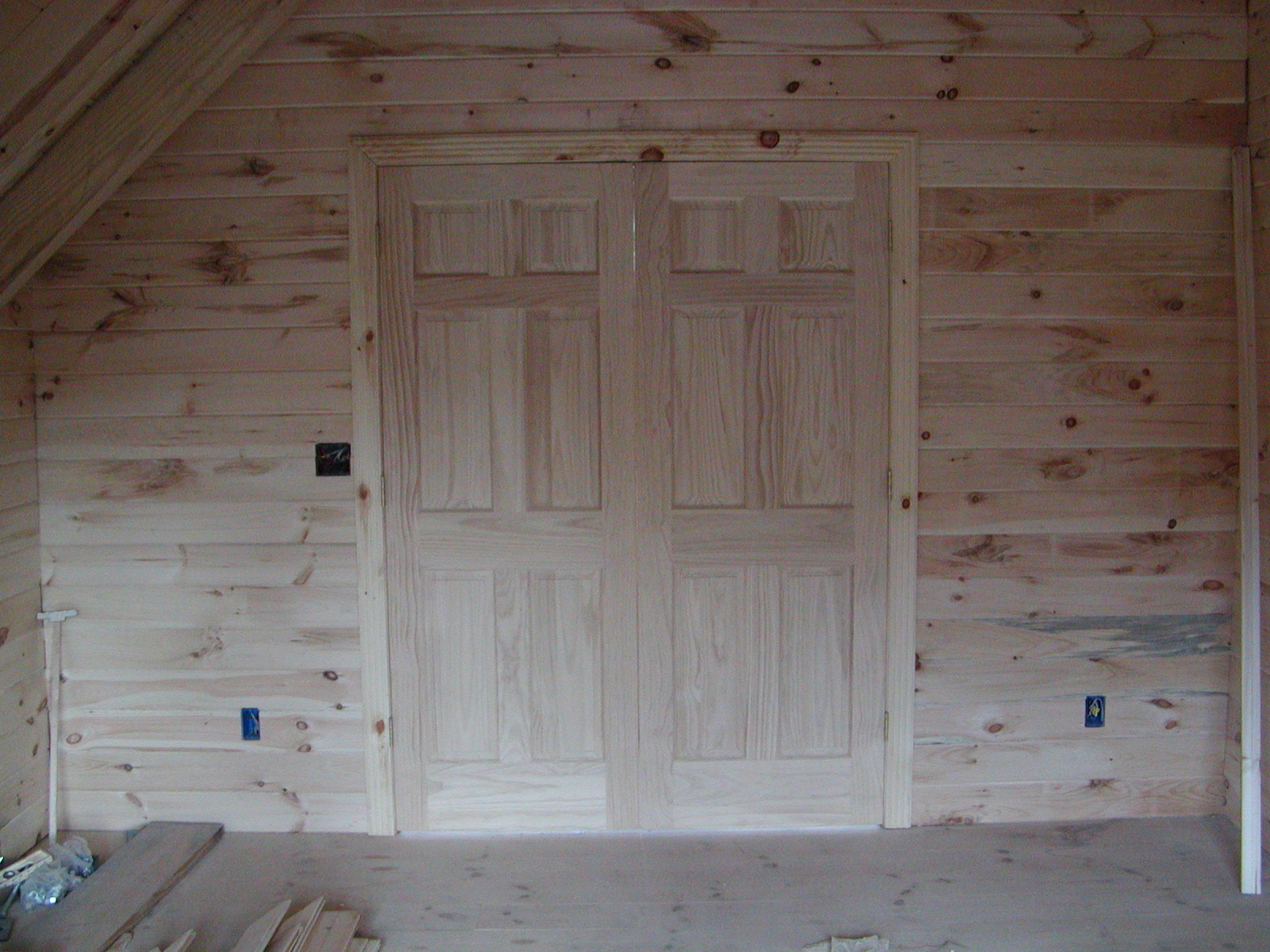 Taken From Inside The Granny Room After Double Doors Were Installed.