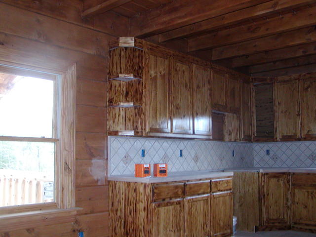 Cabinettes After Paul Installed The Doors.