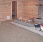 Basement After Carpet Installed.