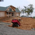 Rex And Lannie Starting To Build Our Walkway To The House. 