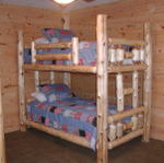 One Set Log Bunk Beds