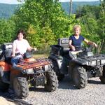 Patty And Geraldine Going Riding On The Four-Wheelers