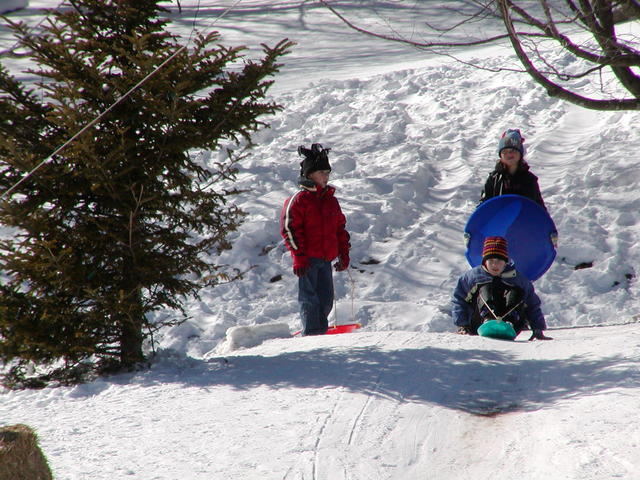 Dustin Getting Ready To Slide At Beech Mountain.