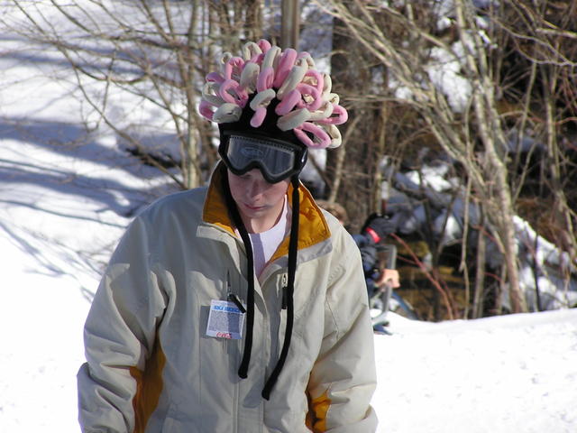 Check Out The Hat On Brandan At Beech Mountain