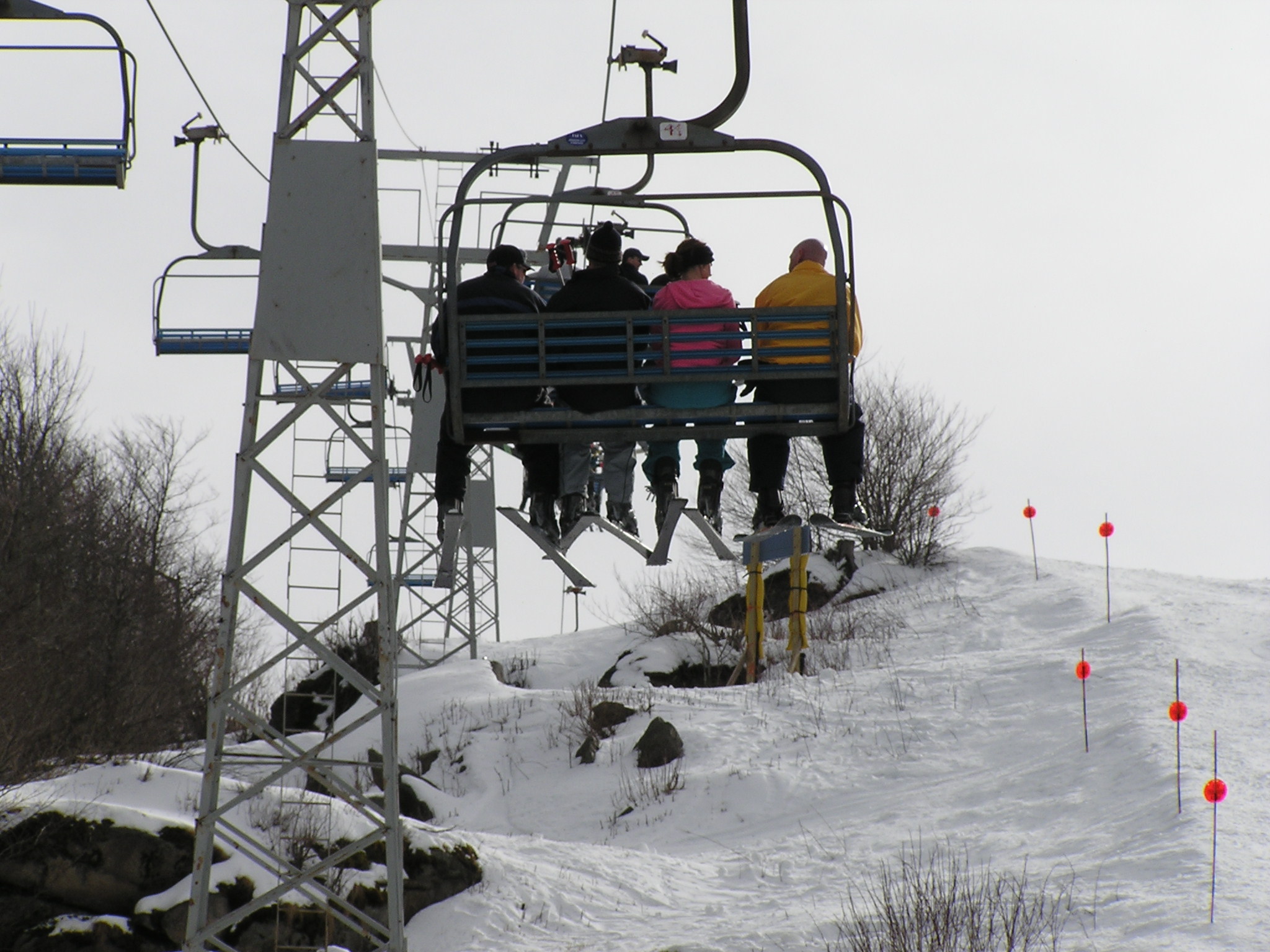 Quad Lift At Beech Mountain.