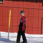 Dustin Getting On Lift At Beech Mountain