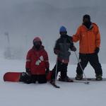 Austin, Dustin & Brandan At The Top Of Ski Beech. Its 13 Degrees, The Wind Is Blowing 35 MPH. Thats Why Everyones Face Is Co