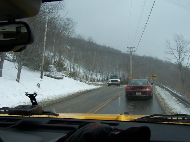 Just Turned Off Main Road In Banner Elk To Go Up To Ski Beech