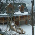 Log Cabin On Beech Mountain Road