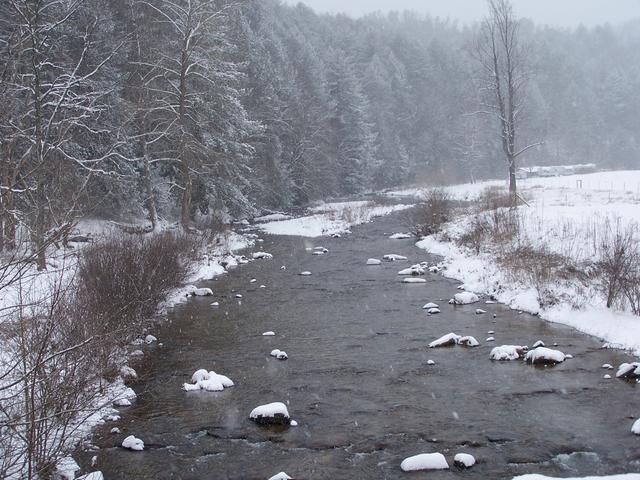 Elk Creek Taken On Bridge At Elk Creek Road