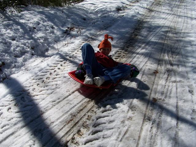 Austin Sleding Sunday Morning