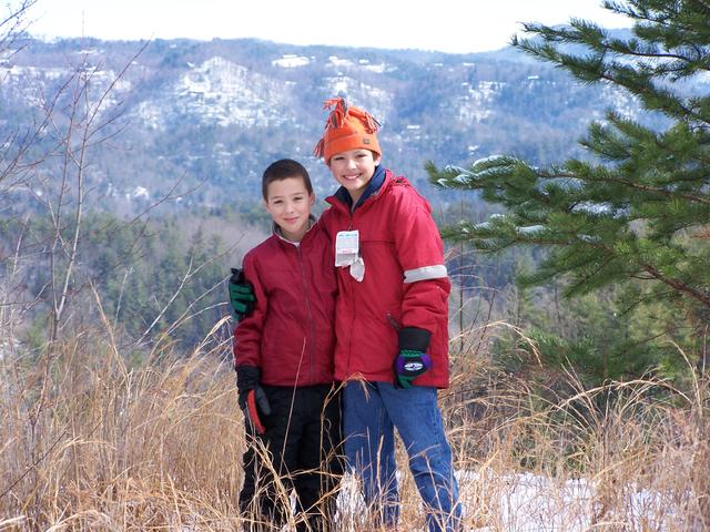 Dustin & Austin At Top Of Deer Trails