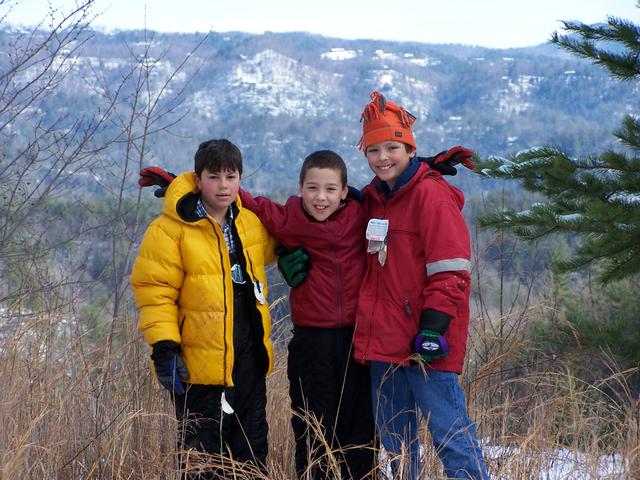 Josh, Dustin & Austin Another Place Where We Go Sleding