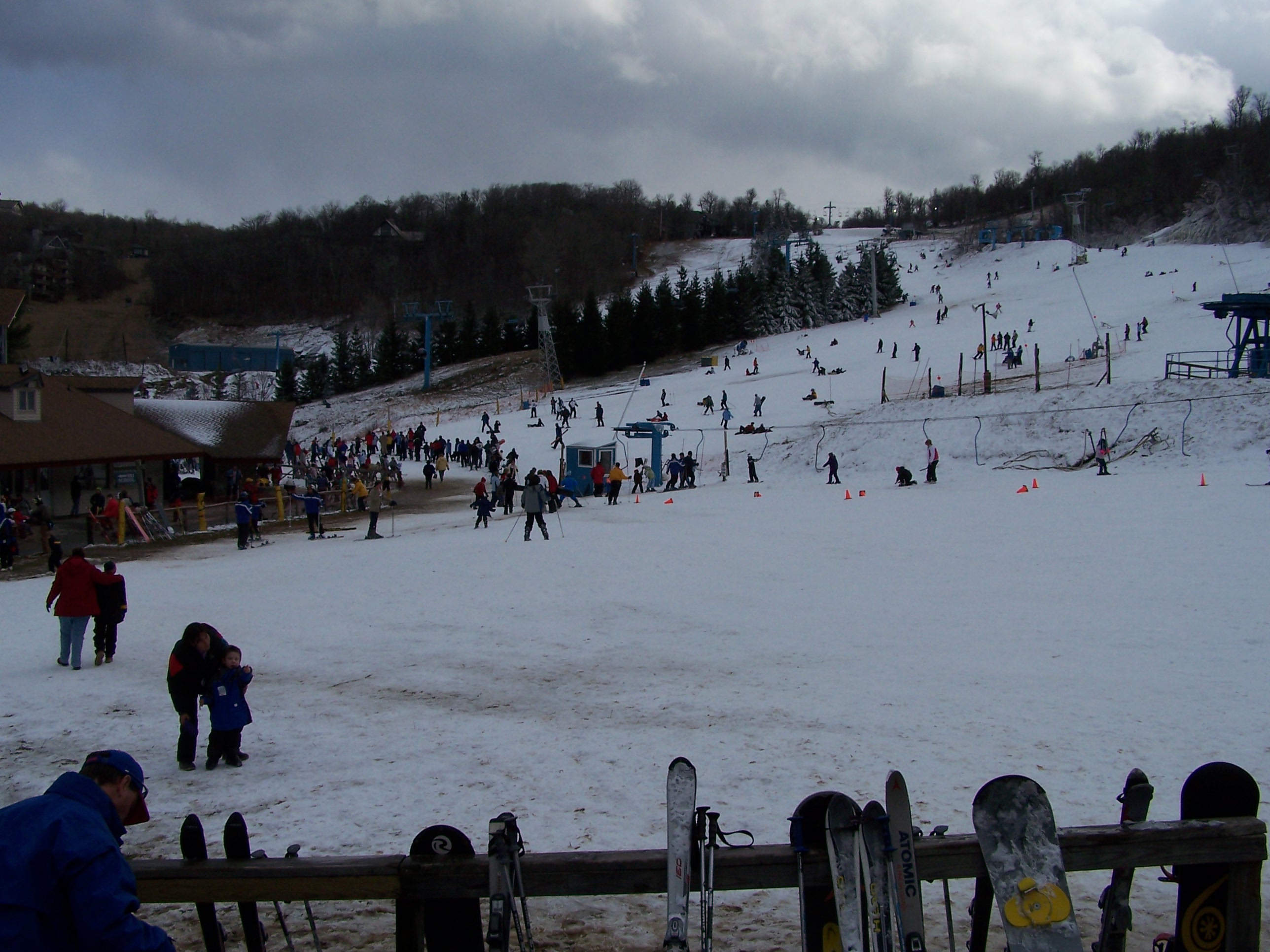 View Of Ski Beech At Aroung 3:30pm