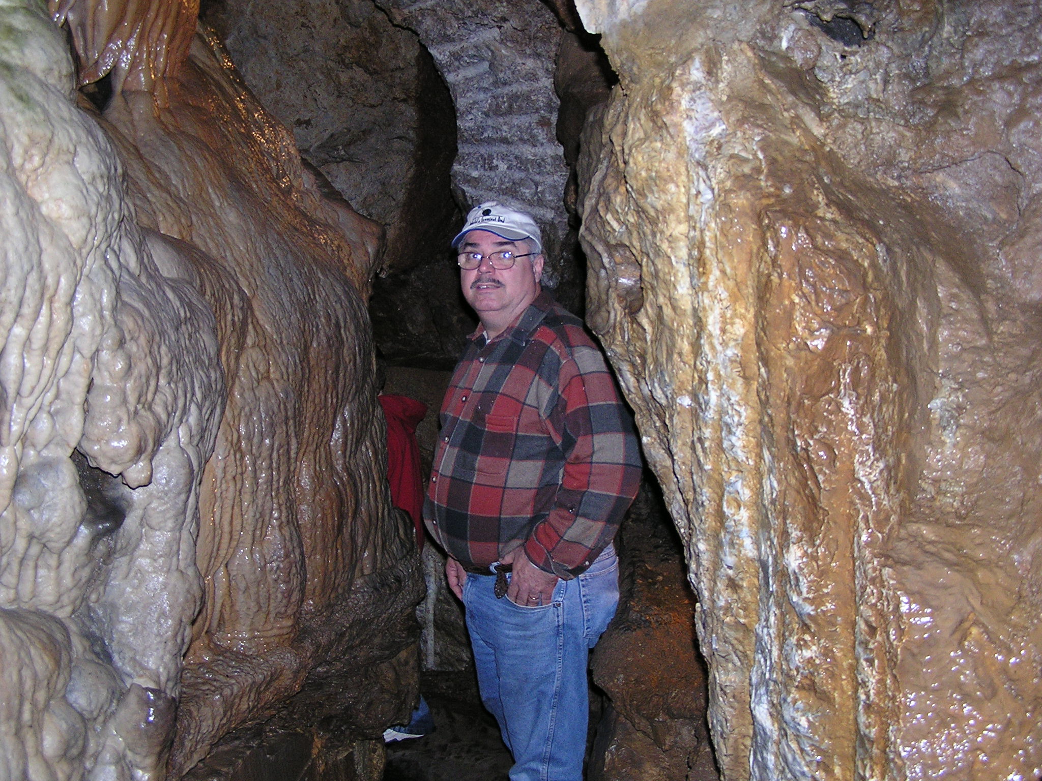 Chuck Inside Linville Cavern