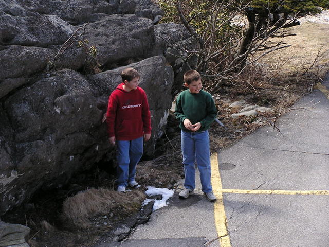 Still Snow Left At Grandfather Mountain.