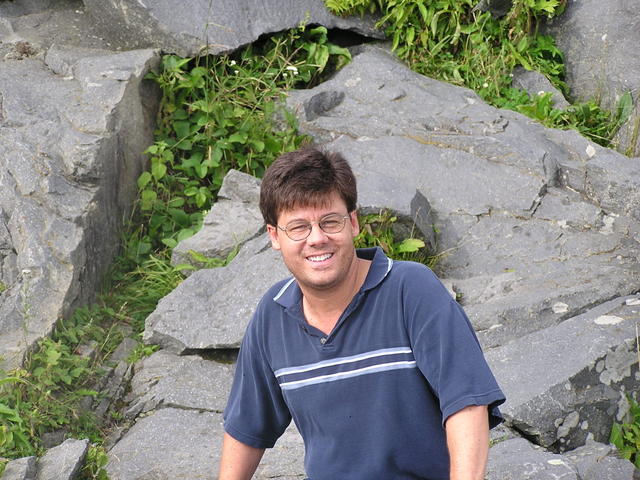 Chip On Rock At Clingmans Dome