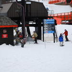 Dustin Getting On The Chair Lift.